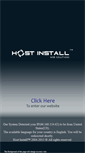 Mobile Screenshot of hostinstall.com